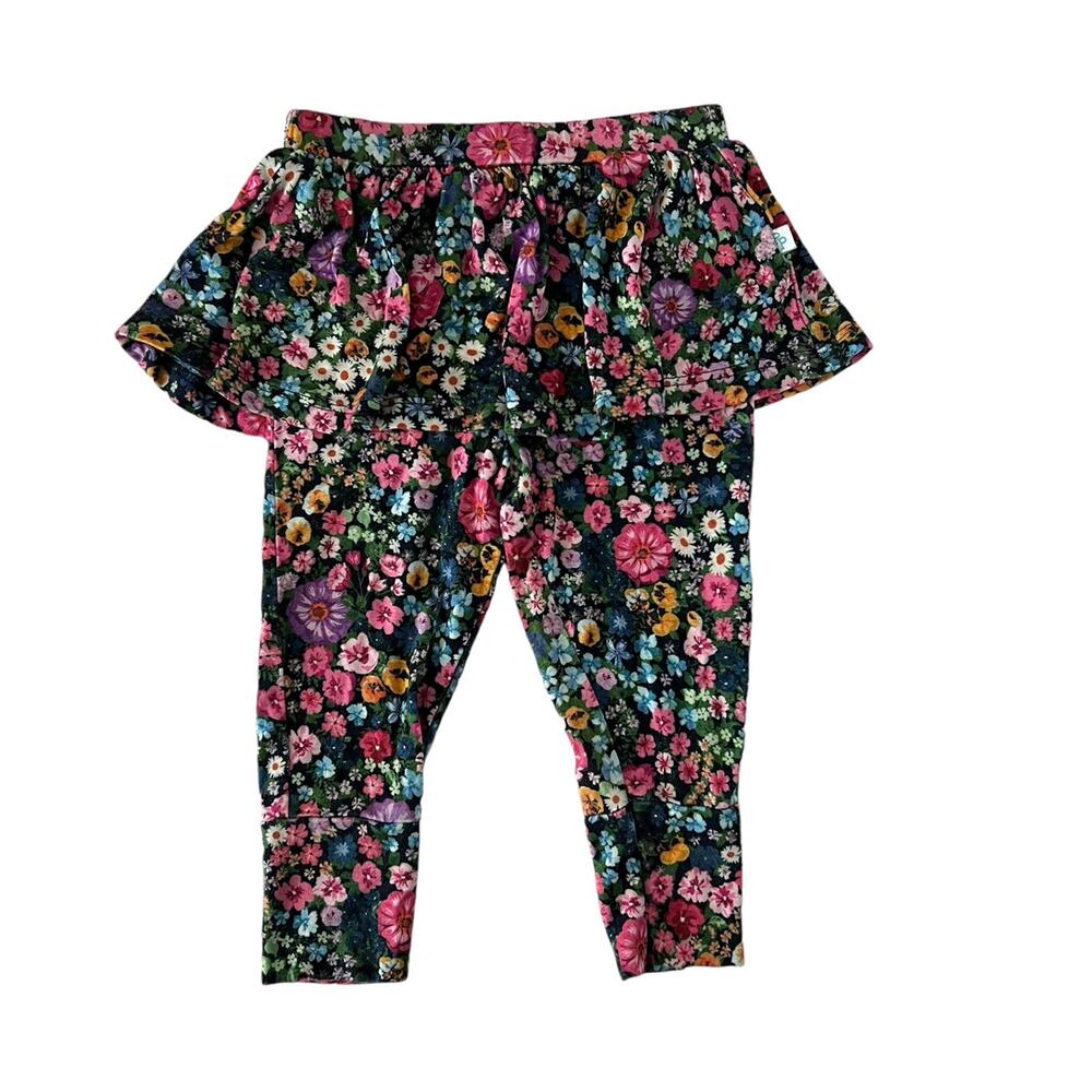 Posh Peanut Skirted Floral Leggings